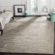 preview thumbnail 3 of 34, SAFAVIEH Handmade Mirage Gayatri Modern Abstract Viscose Rug 6' x 9' - Sabre Grey - Rectangle