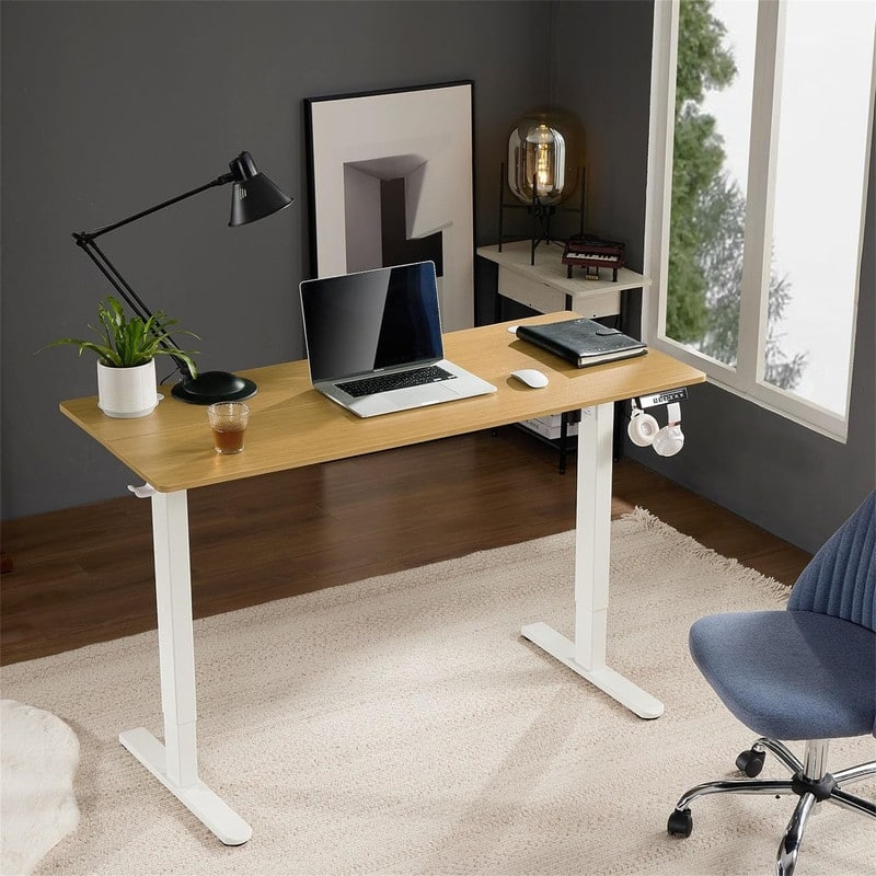 Standing Desk with Double Drawer