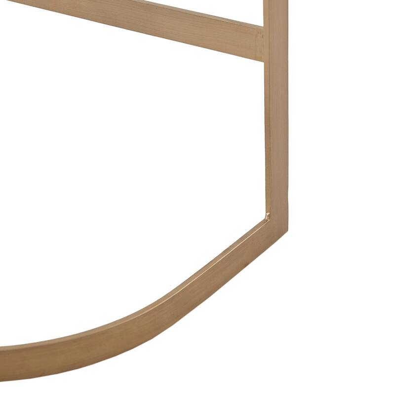 Roomfitters 25-Inch Backless Counter Stool, Upholstered Charcoal Seat with Antique Gold Metal C-Frame