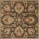 preview thumbnail 66 of 85, Livabliss Caesar Updated Traditional Oriental Area Rug 9' 9" x 9' 9" - Dark Brown - Square