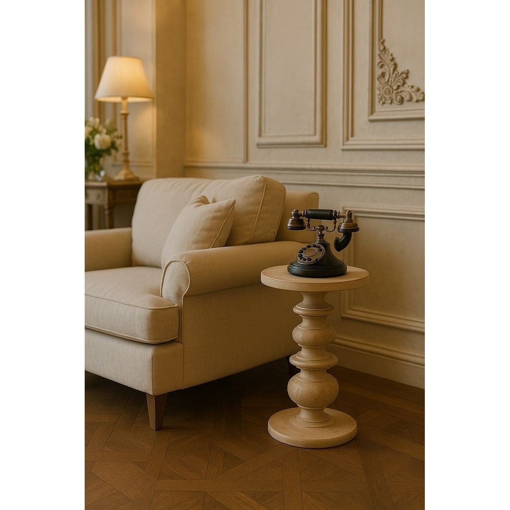 Artisan Furniture Solid Wood The Bellis Marble Accent Table,Marble desgin