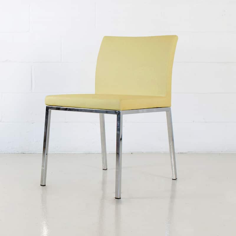 Kahlo Mid-Century Modern Leather Dining Chair