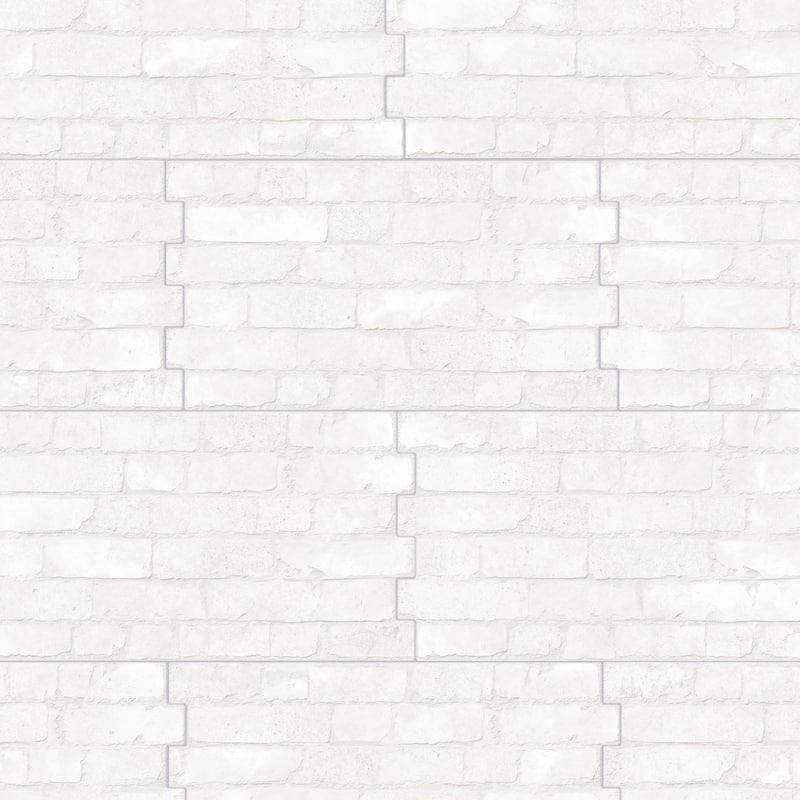 Merola Tile Manhattan Blanco 12-1/4" x 21" Porcelain Wall Tile
