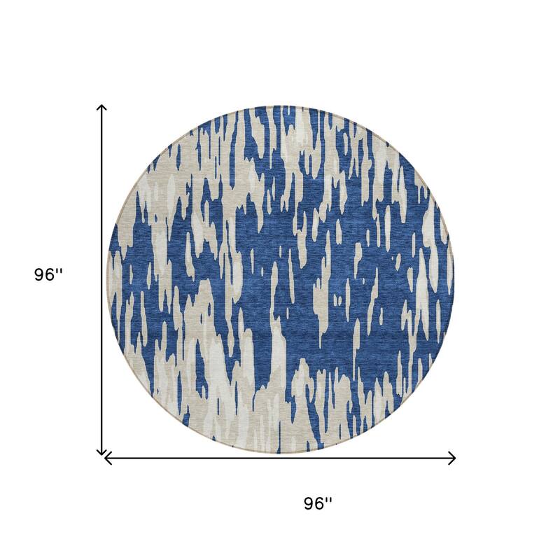 HomeRoots Abstract Transitional Rectangle Outdoor Rug