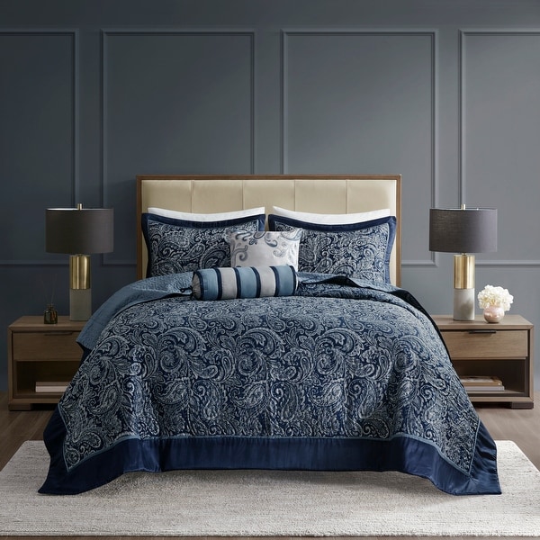 THE TOE （Madison Jacquard ） Madison Park Whitman Reversible Oversized 5-piece Jacquard