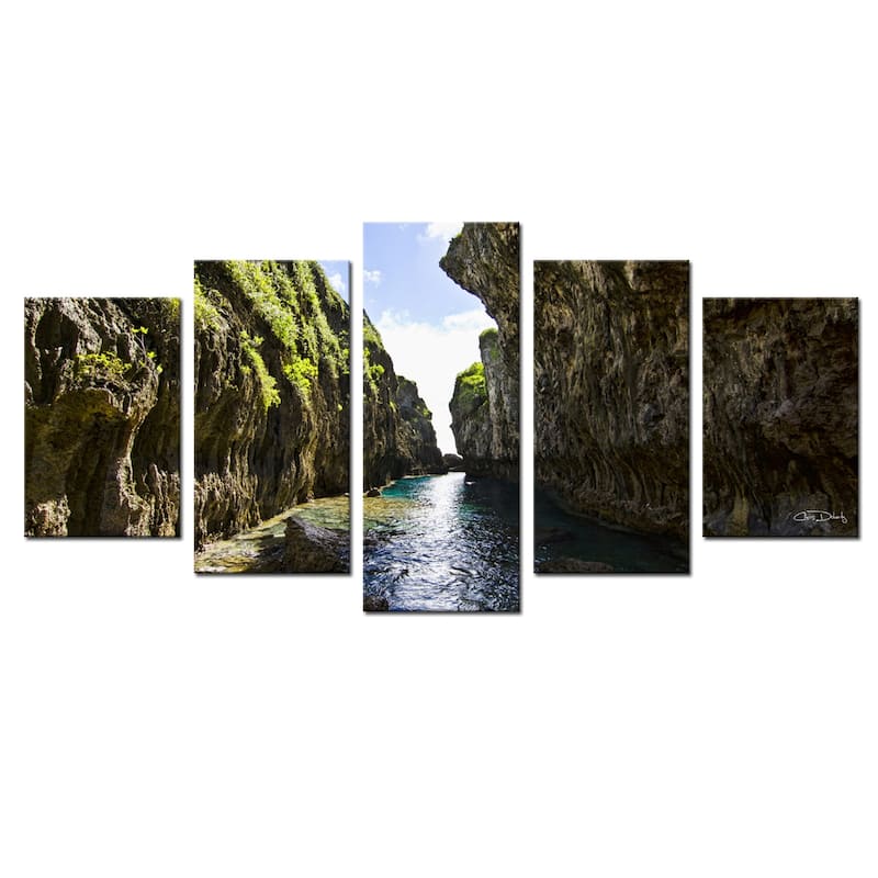 Ready2HangArt 'Perfect Escape' 5-Piece Wrapped Canvas Wall Art Set
