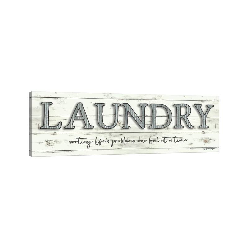 iCanvas "Laundry - One Load at a Time" by Susie Boyer Canvas Print