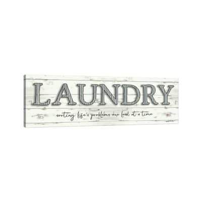 iCanvas "Laundry - One Load at a Time" by Susie Boyer Canvas Print