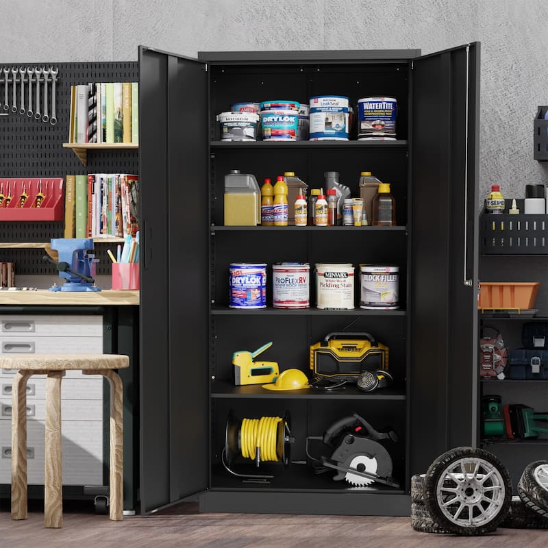 Steel Freestanding Garage Cabinet