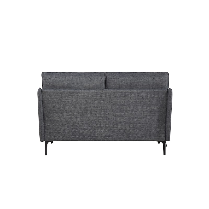 Christopher Knight Home - 2-Seater Sofa with Metal Legs & Pillows
