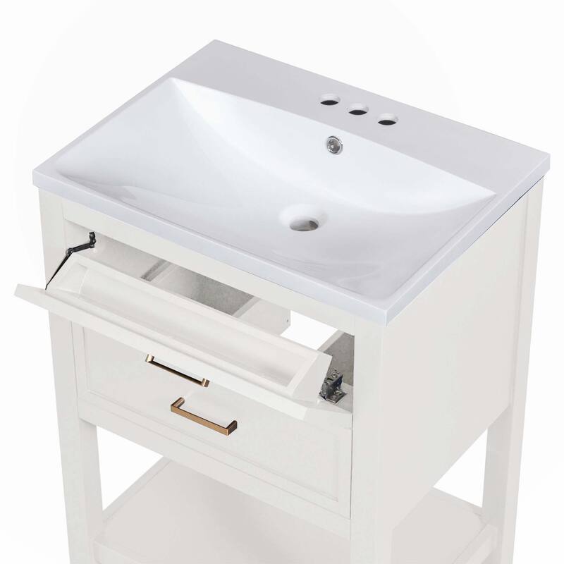 24"Bathroom Vanity with Top Sink