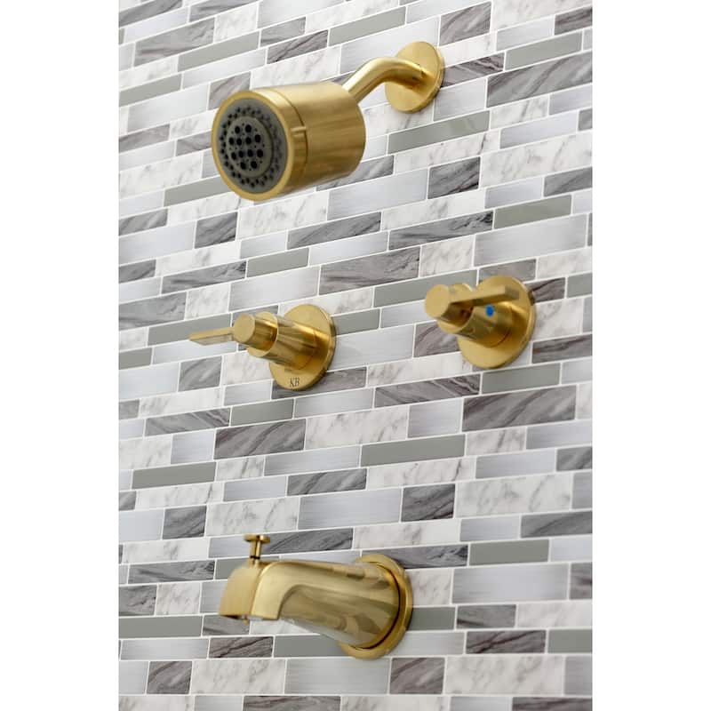 NuvoFusion Two-Handle Tub and Shower Faucet