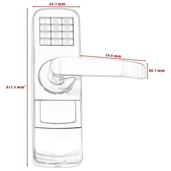 Digital Electronic Code Keyless Keypad Security Entry Door Lock - 3 in ...