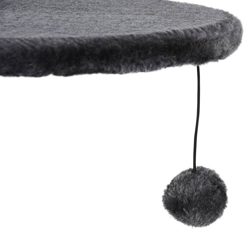 86"-96" Adjustable Cat Tree Tower with Platforms & Ceiling Tension Rod - 21.75" W x 17.75" D x 86.5 - 96.5" H