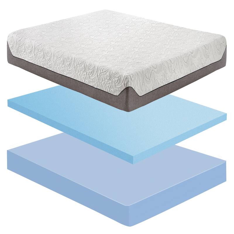 Boyd Sleep 8-inch Air-Flow Gel Memory Foam Mattress with Reflexa Foam