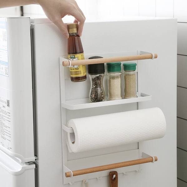 Multifunctional refrigerator side storage rack - Bed Bath & Beyond ...