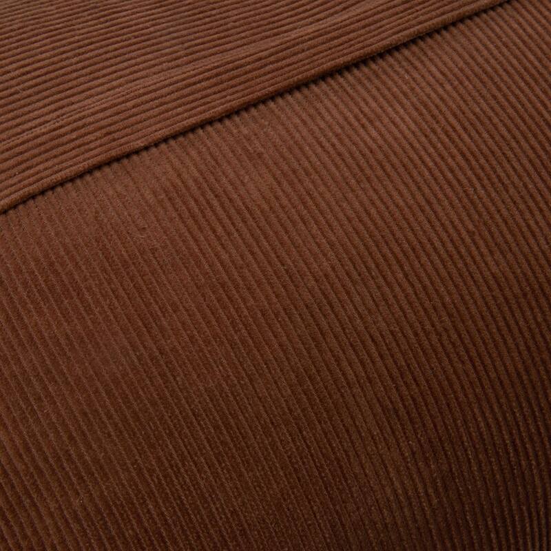 Rizzy Home Solid Modern Velvet Corduroy Throw Pillow