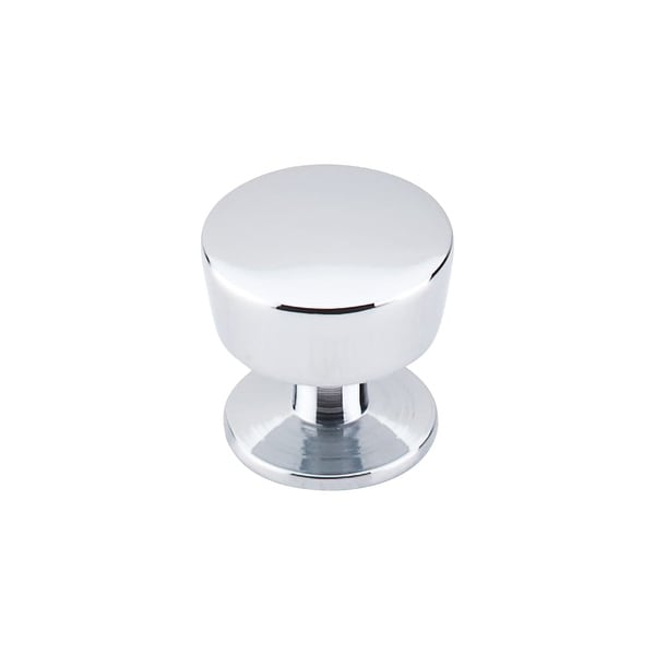 Top Knobs M1124 Nouveau III 1-3/8 Inch Diameter Mushroom Cabinet Knob - Polished chrome