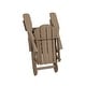 preview thumbnail 131 of 129, POLYTRENDS Laguna All Weather Poly Outdoor Adirondack Chair - Foldable (Set of 2)