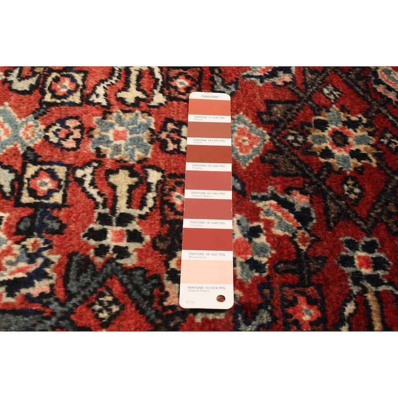 ECARPETGALLERY Hand-knotted Andelz Red Wool Rug - 3'7 x 7'4