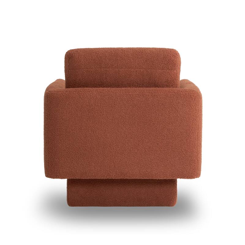Luxurious Teddy Velvet Swivel Chair for Ultimate Comfort and Style