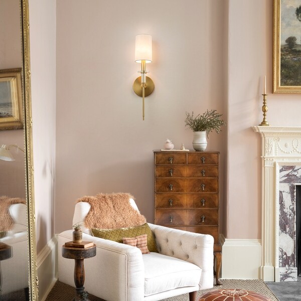 Gold and white sconce hot sale