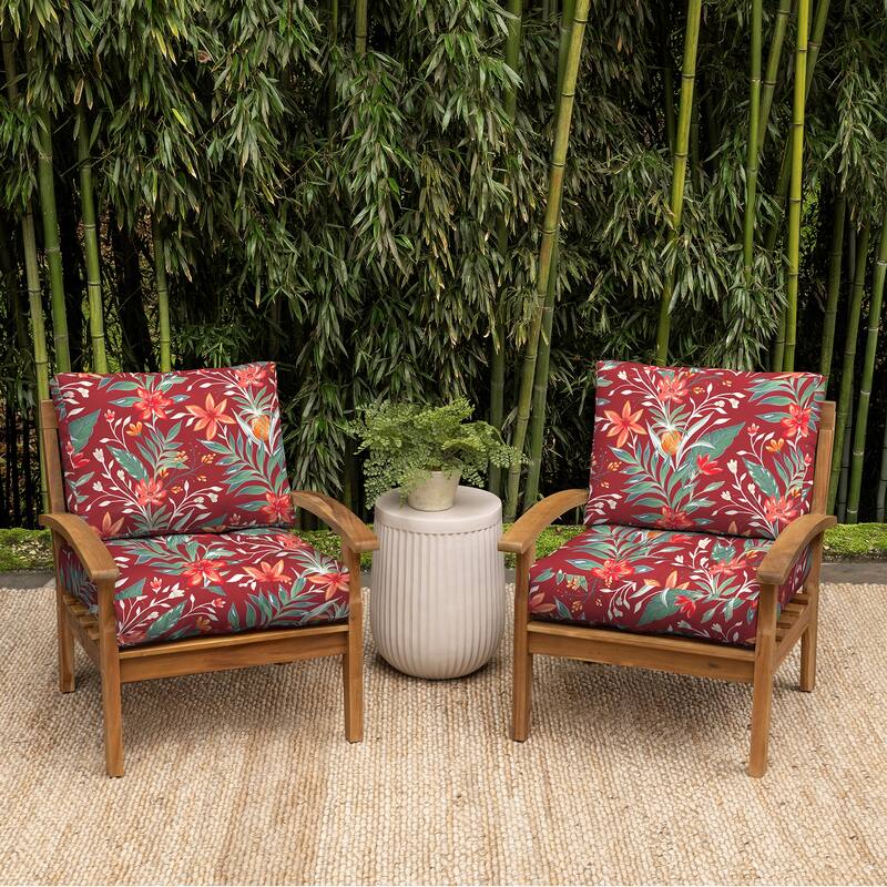 ARDEN earthFIBER Tufted Blowfill Deep Seat Set, 24 x 24