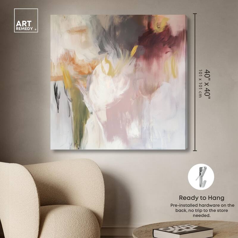Painterly Energy Canvas by Art Remedy, Gallery Wrapped