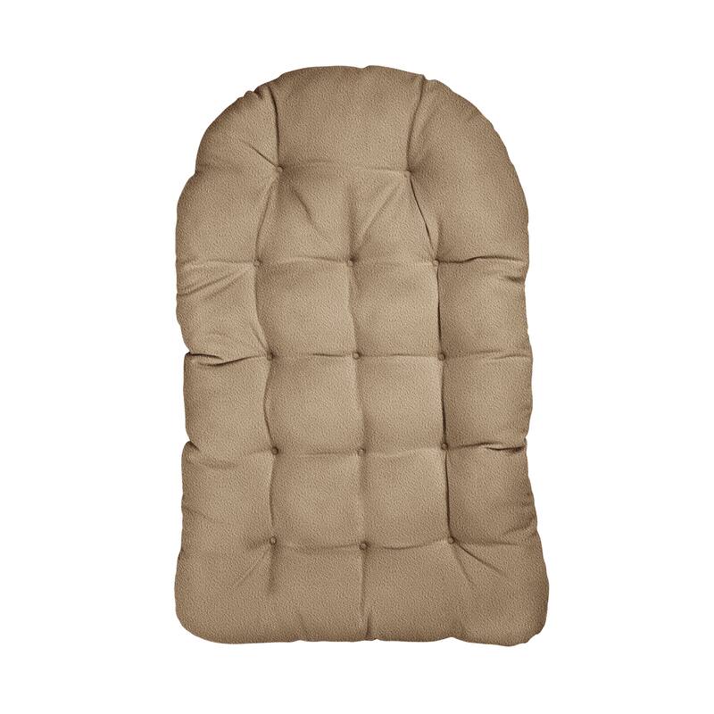 Sorra Home Valdese Boucle Outdoor Egg Chair Replacement Cushion