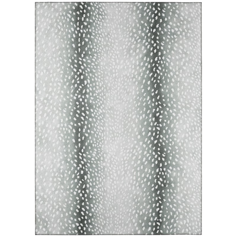 Indoor/ Outdoor Addison Safari Gazelle Animal Print Washable Area Rug