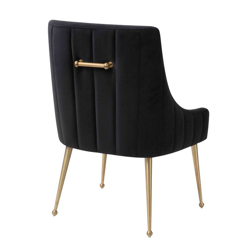 Irina Dining Chair Velvet Side Chair with Stainless Steel Leg