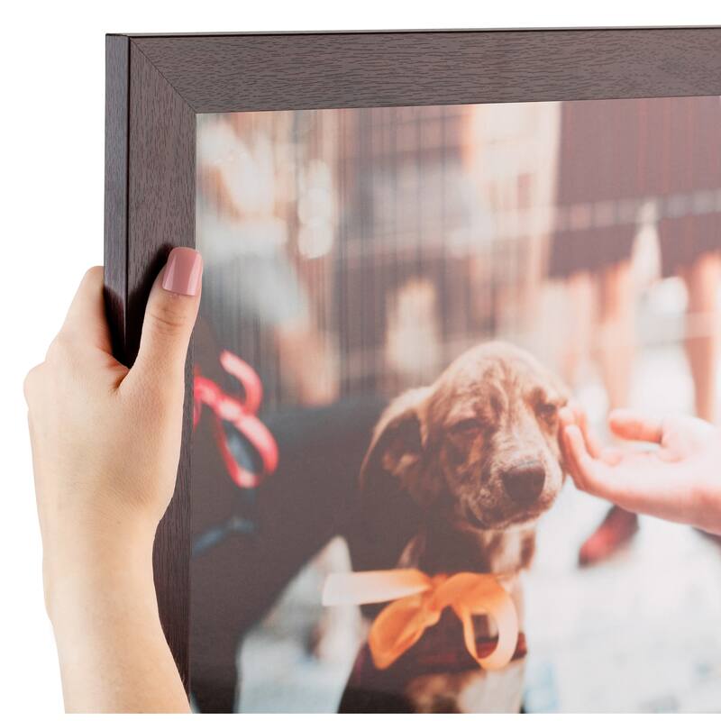 ArtToFrames Metro Modern 12x36 Inch Picture Frame, 1.25 Inch MDF Poster Frame Available in Multiple Colors (FRBW26-12x36) - Mahogany - 12x36