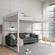 preview thumbnail 24 of 31, Metal Loft Bed Full with Guardrails, Flat Ladder, Kids, Teens, Adults