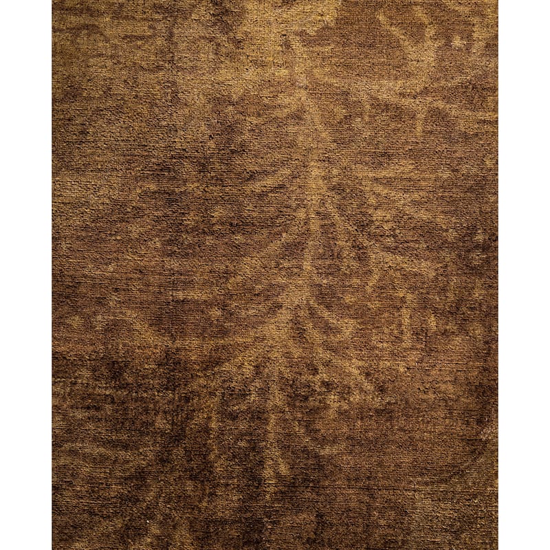 Overdyed One-of-a-Kind Hand-Knotted Area Rug - Gold - 8' 3" x 10' 3"