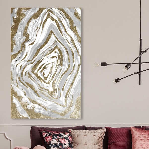 Oliver Gal 'RawGeo Adore Clair' Abstract Wall Art Canvas