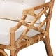 preview thumbnail 7 of 9, Sonia Modern and Contemporary Natural Finished Rattan Armchair