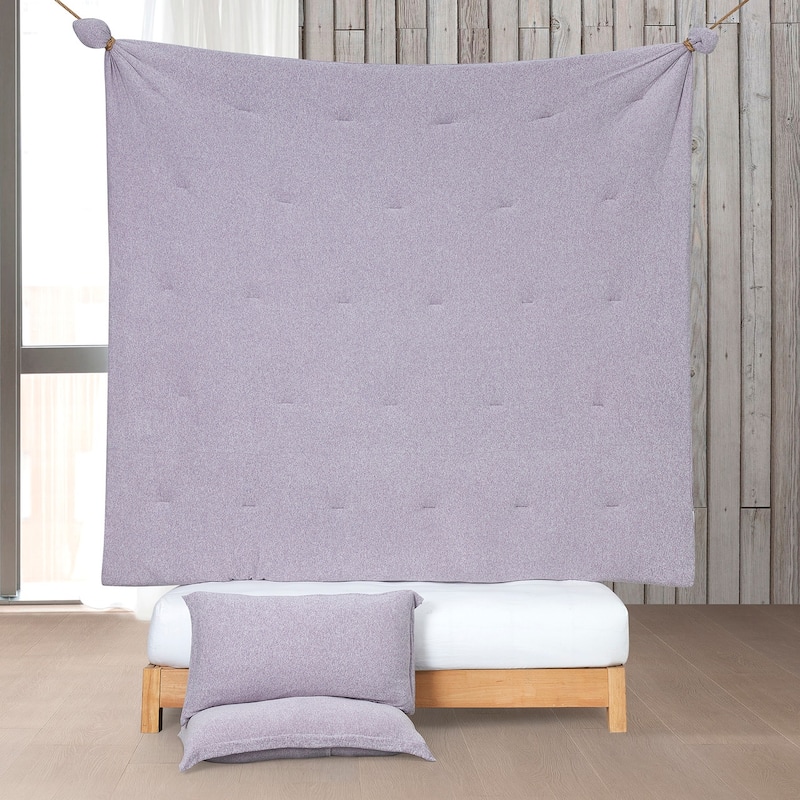 Sweater Weather® - Coma Inducer® Oversized Comforter Set - Snowy Purple