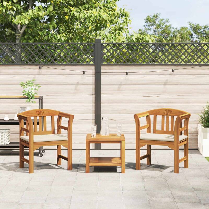 vidaXL Rose Bench Natural in Solid Acacia Wood