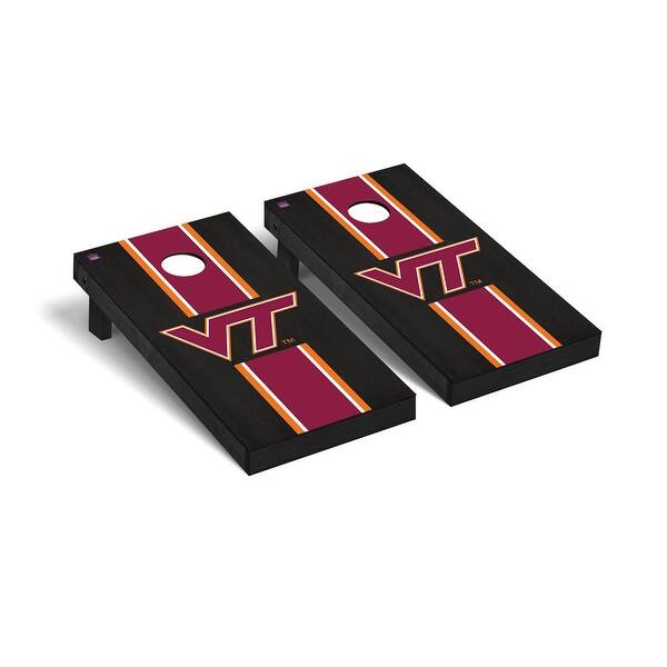 slide 2 of 5, Virginia Tech Hokies 2x4 Pro Cornhole Boards - V8 Include Carrying Case