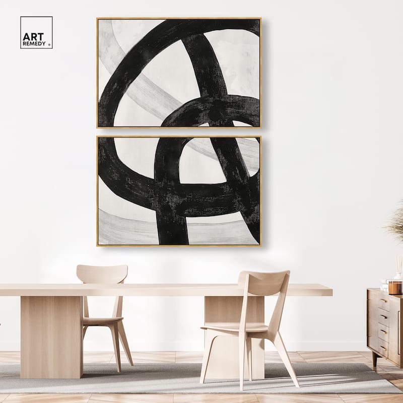 Infinite Loop II Canvas Set of 2 by Art Remedy
