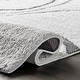 preview thumbnail 28 of 41, Brooklyn Rug Co Krista Contemporary Swirls Shag Area Rug