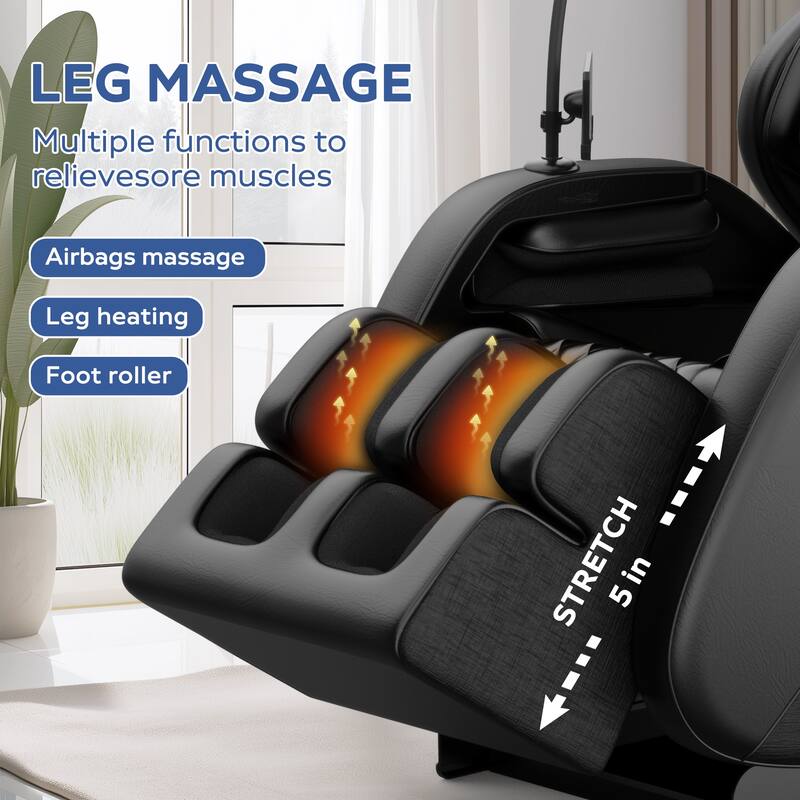 Massage Chair Recliner with Zero Gravity with Full Body Air Pressure