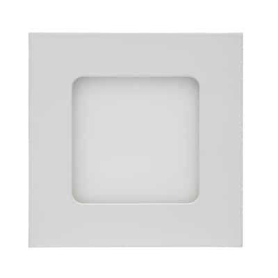 10W LED DW Downlight Edge-lit 4 in 4000K 120V Square Remote Driver