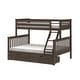 preview thumbnail 3 of 9, Max and Lily Twin XL over Queen Bunk Bed with Storage Drawers