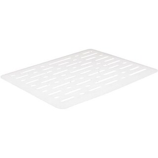 Rubbermaid Home White Large Sink Mat FG1G1606WHT Unit: EACH - Overstock ...