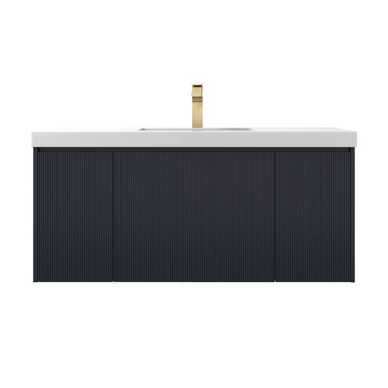 Floating Bathroom Vanity with Sink, Wall Mounted Vanity