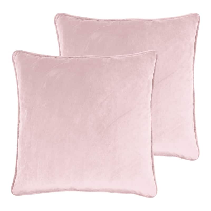 Sherry Kline Glendon Velvet Corded Edge pillow, zippered with Polyester Insert (Set of 2) 20"x20"
