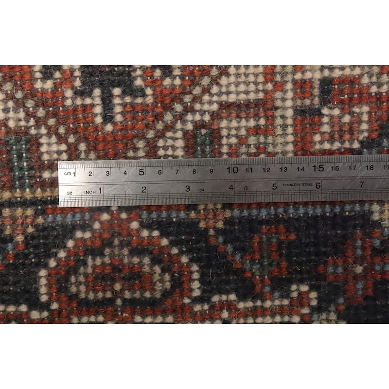 Hand Knotted Oriental 100% Wool Carpet Traditional Medallion Oranges & Rust Kazak Area Rug - 3' 0'' X 2' 0''