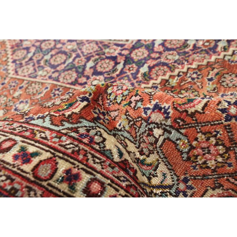 ECARPETGALLERY Hand-knotted Antalya Vintage Copper Wool Rug - 7'7 x 10'11