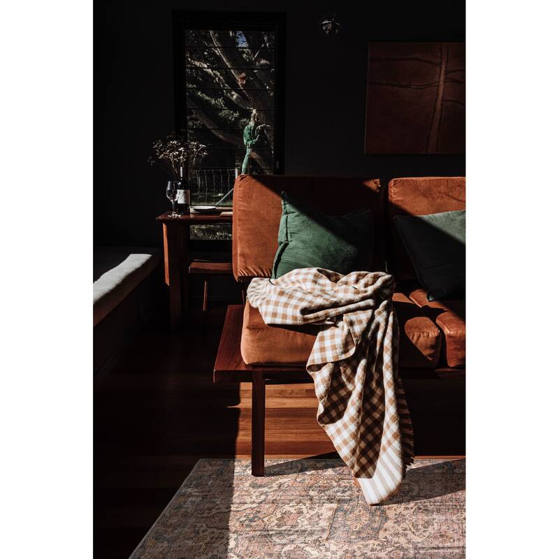 ECARPETGALLERY Hand-knotted Antalya Vintage Copper Wool Rug - 4'9 x 10'0